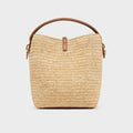 Le 37 Raffia Bucket Bag