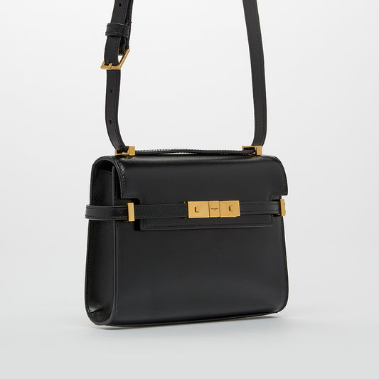 Mini Manhattan Shoulder Bag in Black