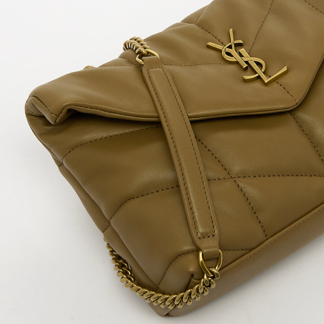 Puffer Toy Shoulder Bag in Dark Cork