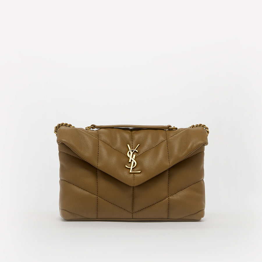 Puffer Toy Shoulder Bag in Dark Cork