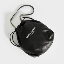 Load image into Gallery viewer, SAINT LAURENT Teddy Leather Chain Shoulder Bag in Black