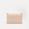 Kate Tassel Croc-Effect Leather Shoulder Bag in Pale Pink