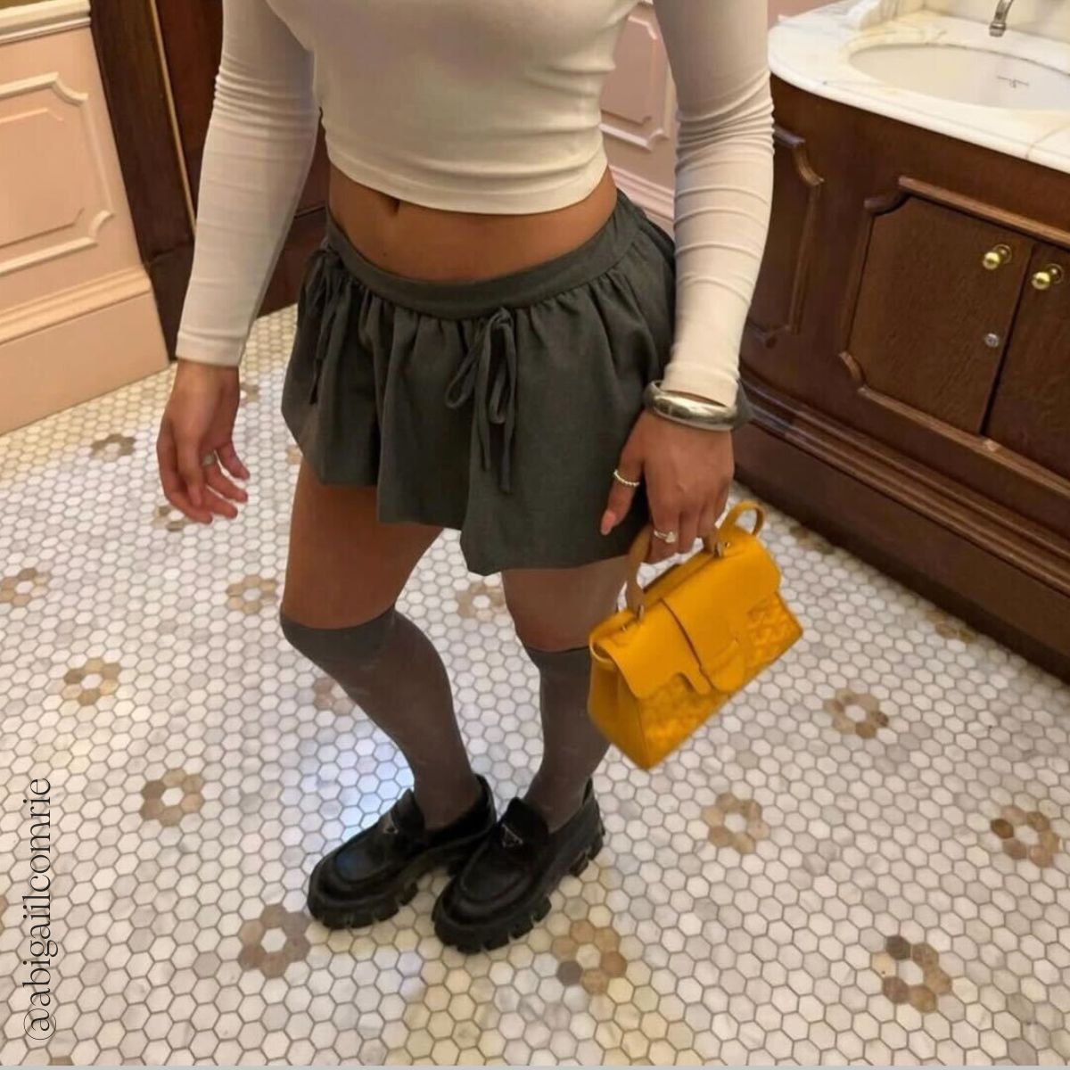 Saïgon Souple Mini Bag in Yellow