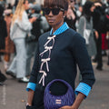Wander Matelassé Leather Hobo Bag in Purple