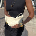 Mini Solstice Shoulder Bag in Sea Salt