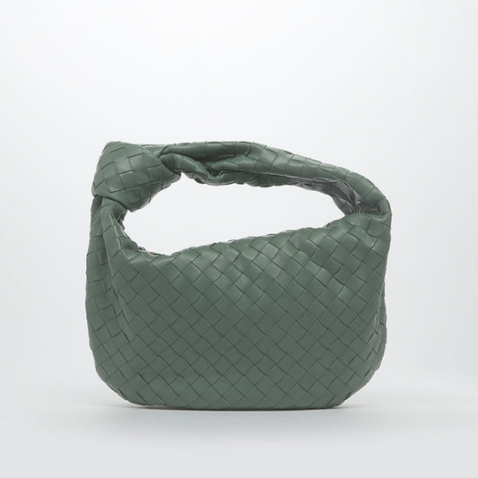 Teen Jodie Intrecciato Leather Bag in Green