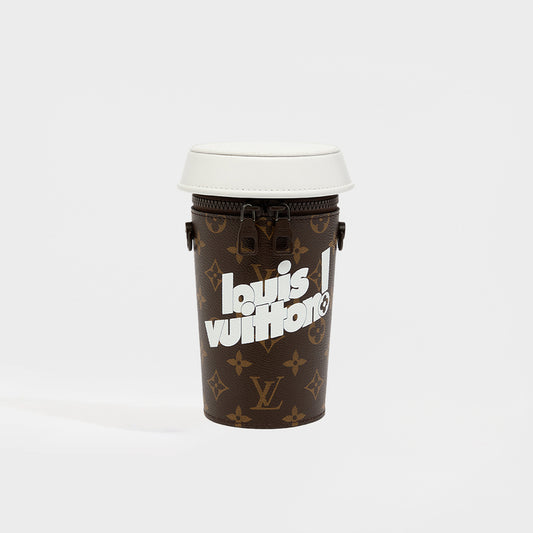 Coffee Cup Bag in Brown Monogram