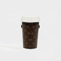 Coffee Cup Bag in Brown Monogram