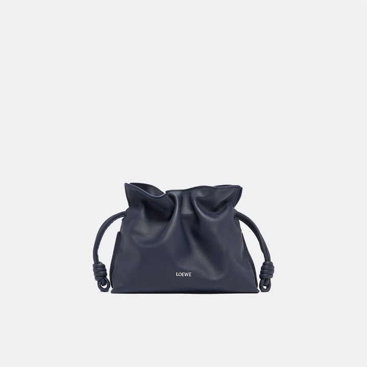 Mini Flamenco Clutch Bag in Abyss Blue