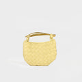 Mini Sardine Intrecciato Leather Bag in Ice Cream