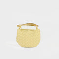 Mini Sardine Intrecciato Leather Bag in Ice Cream