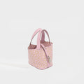 Micro Picotin Lock 14 in Pink Lucky Daisy Swift Leather