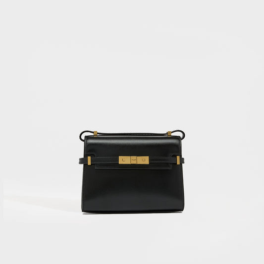 Mini Manhattan Shoulder Bag in Black