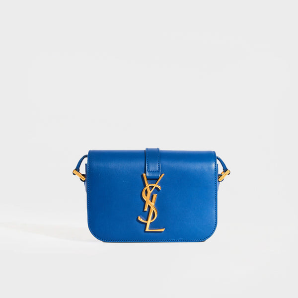 SAINT LAURENT Université Shoulder Bag in Blue | COCOON