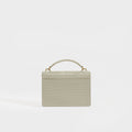 Sunset Small Bag in Cream Croc-Embossed Leather
