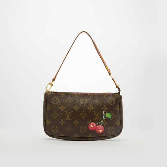 x Takashi Murakami Monogram Cherry Pochette Accessoires