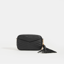 Load image into Gallery viewer, SAINT LAURENT Lou Small Quilted Crossbody in Black Leather