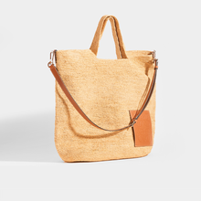 Load image into Gallery viewer, LOEWE Slit Large Raffia Tote in Tan