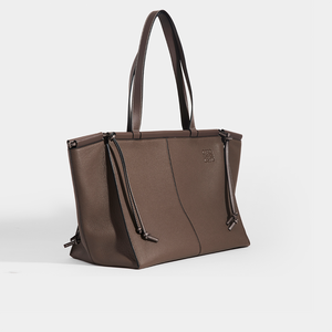 LOEWE Cushion Tote Bag in Grey Textured Leather [ReSale]