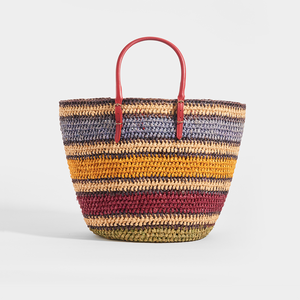 BALENCIAGA Vintage City Rainbow Basket Bag