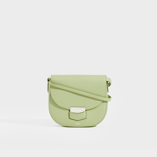 CELINE Small Trotteur Bag in Pistachio 