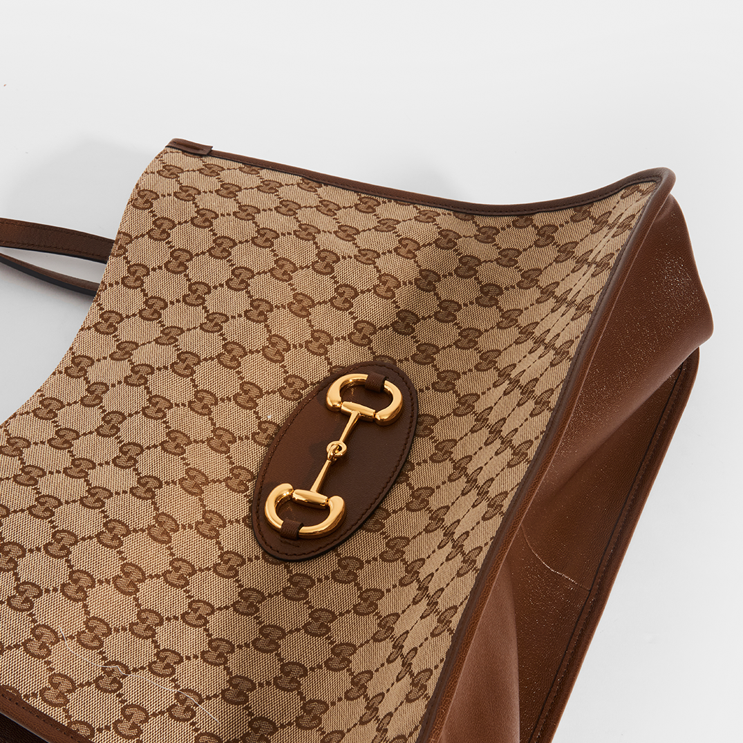 Gucci 1955 horsebit 2025 large tote bag