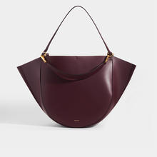 Load image into Gallery viewer, WANDLER Mia Large Leather Tote in Burgundy [ReSale]