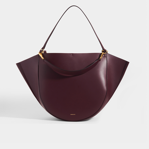 WANDLER Mia Large Leather Tote in Burgundy [ReSale]