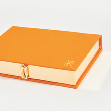Load image into Gallery viewer, OLYMPIA LE-TAN Book Clutch Capri in Orange