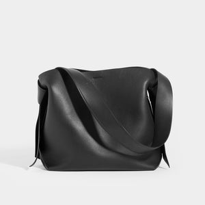 ACNE STUDIOS Musubi Midi Knotted Leather Shoulder Bag