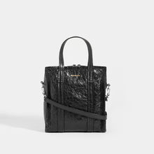 Load image into Gallery viewer, Front view of the BALENCIAGA Bazar XS Textured Leather Tote