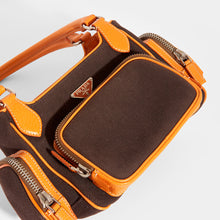 Load image into Gallery viewer, PRADA Vintage Canapa Multi Pocket Bowler Bag