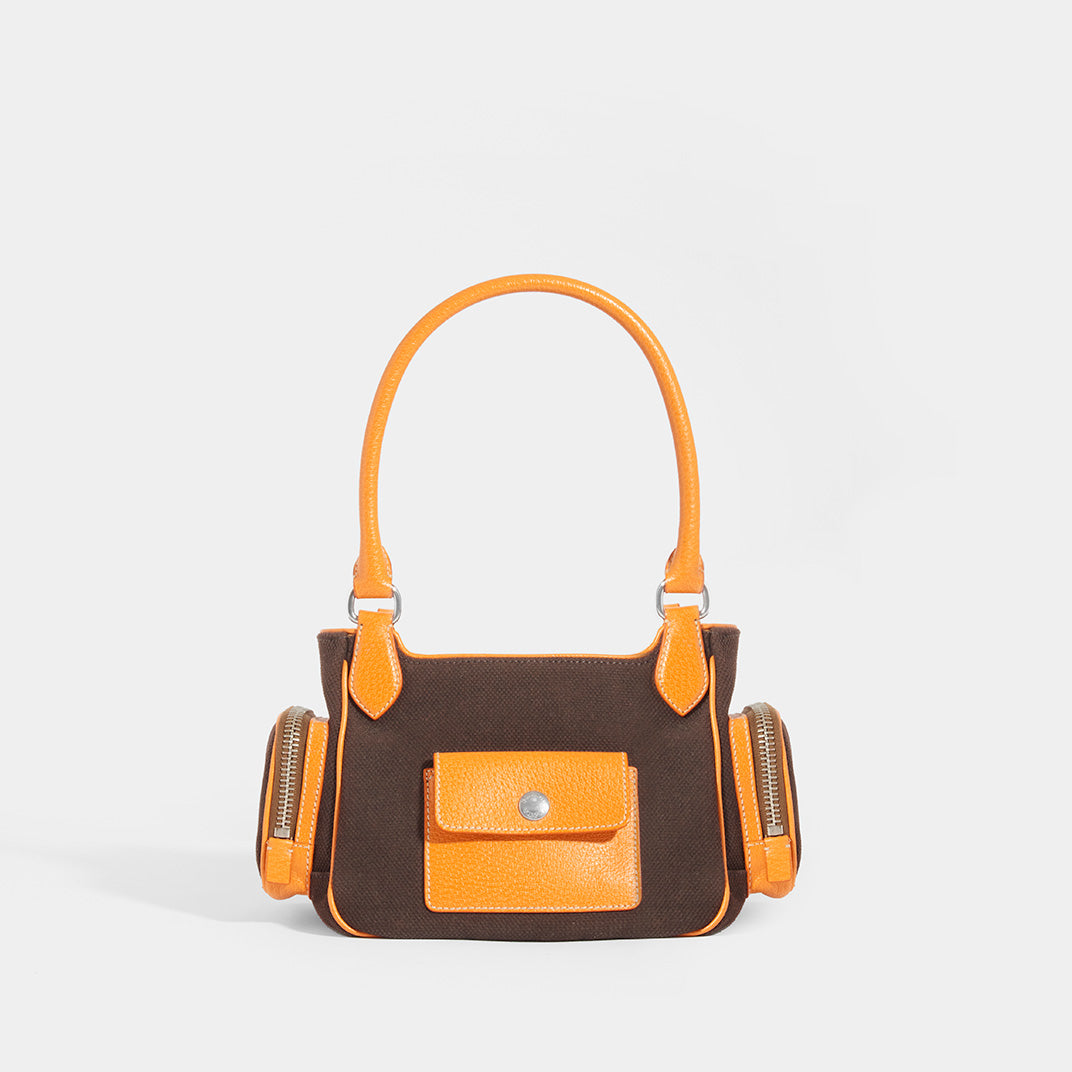 Vintage Canapa Multi Pocket Bowler Bag