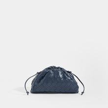 Load image into Gallery viewer, BOTTEGA VENETA Pouch 20 Intrecciato Crossbody in Deep blue Leather