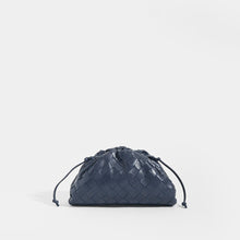 Load image into Gallery viewer, BOTTEGA VENETA Pouch 20 Intrecciato Crossbody in Deep blue Leather