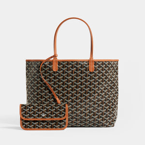 Goyard Saint Louis White Coated Canvas PM Tote Goyard