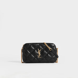 SAINT LAURENT Becky Quilted Leather Crossbody