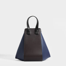 Load image into Gallery viewer, LOEWE Hammock Small Tote in Chocolate/Navy