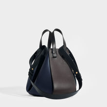 Load image into Gallery viewer, LOEWE Hammock Small Tote in Chocolate/Navy