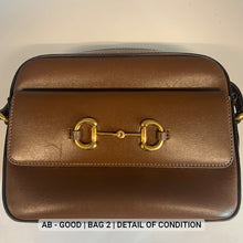 Load image into Gallery viewer, GUCCI 1955 Horsebit Small Shoulder Bag in Brown Leather [ReSale]