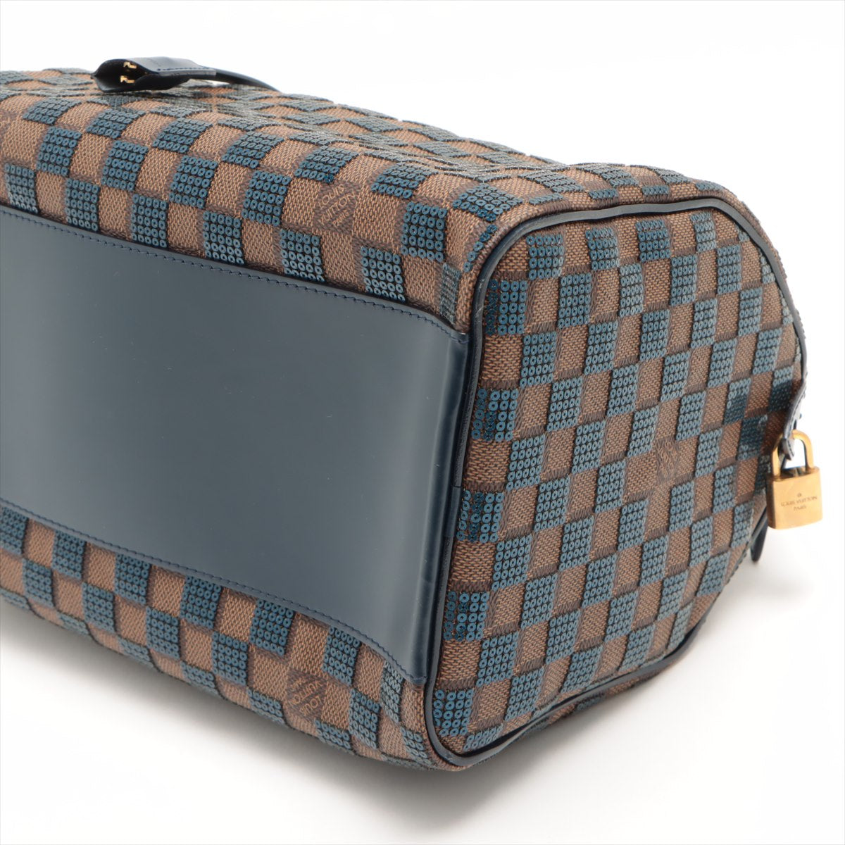 Damier Paillettes Speedy 30 with Navy Sequins