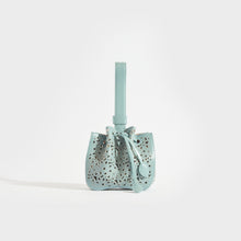 Load image into Gallery viewer, ALAÏA Rose Marie Embellished Laser-Cut Leather Bucket Bag