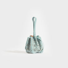 Load image into Gallery viewer, ALAÏA Rose Marie Embellished Laser-Cut Leather Bucket Bag