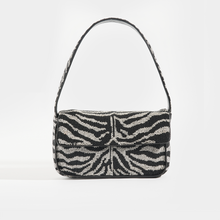 Load image into Gallery viewer, STAUD Tommy Zebra Beaded Shoulder Bag