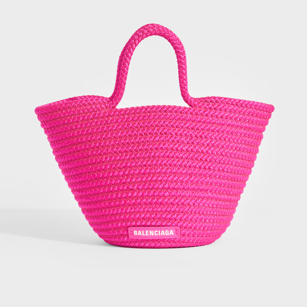Balenciaga neon pink bag on sale