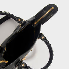 Load image into Gallery viewer, BALENCIAGA Mini City Bag With Gold Hardware in Black Leather