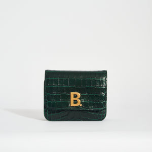 BALENCIAGA B Small Crossbody Bag in Dark Green [ReSale]