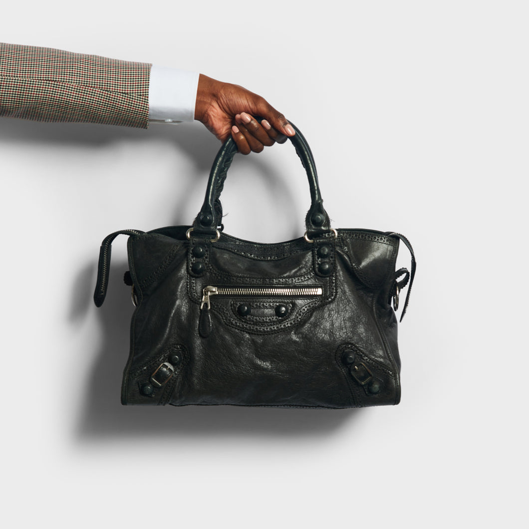 Balenciaga city clearance all black