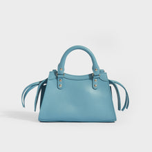 Load image into Gallery viewer, BALENCIAGA Mini Neo Classic City Leather Bag in Blue Grey