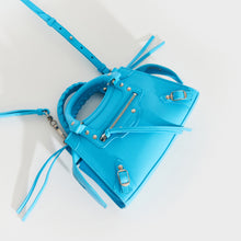 Load image into Gallery viewer, BALENCIAGA Mini Neo Classic City Leather Bag in Azur